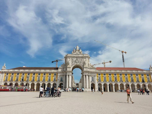Arche van Rua Augusta in Lissabon — Historische plek