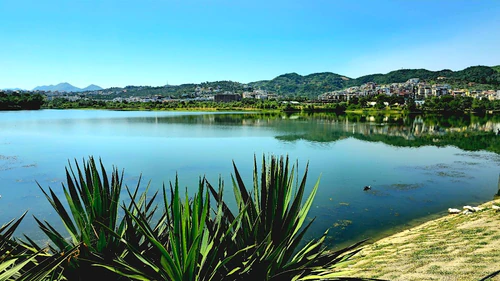 Park jezera Tiranë in Tirana — Park