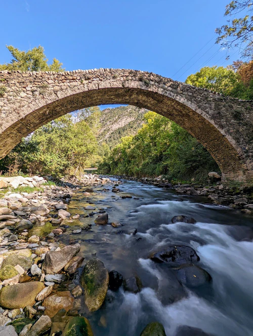 Pont de la Margineda in Andora la Vella — Znamenitost