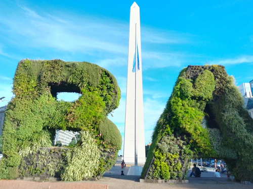 Cartel BA Verde in Buenos Aires