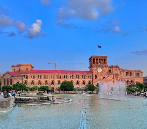 Námestie republiky in Yerevan — Historické miesto