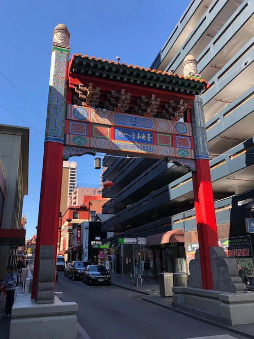 Quartier chinois de Melbourne in Melbourne — Site historique