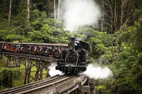 Le chemin de fer Puffing Billy in Melbourne