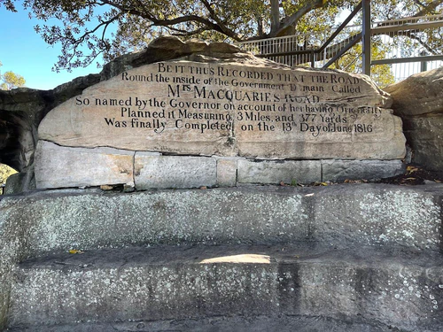 Mrs Macquarie's Chair in Sydney — ঐতিহাসিক স্থান