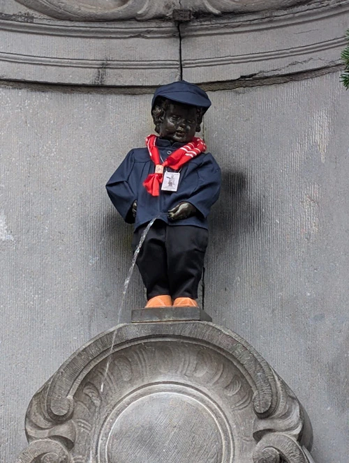 Manneken Pis in Bruxelles — Znamenitost