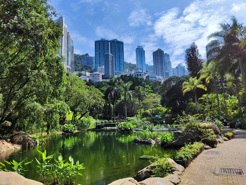 Hong Kong Park in Hong Kong — 公園