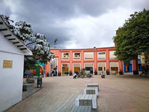 Plazoleta Chorro de Quevedo in Bogotá — Historische plek