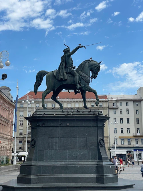 Banska skulptura bana Josipa Jelačića in Zagreb — Muzej
