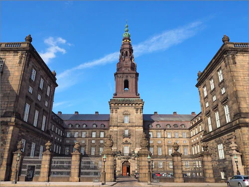 Palača Christiansborg in Kopenhagen — Castle