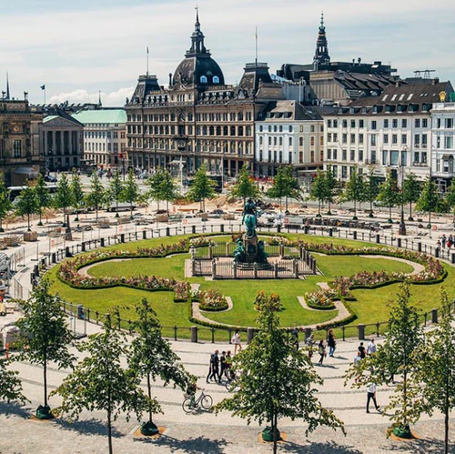 Kongens Nytorv in Kopenhagen — Tržnica