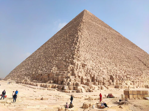 De Grote Piramide van Gizeh in Caïro — Historische plek