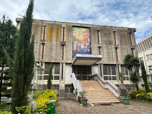 National Museum van Ethiopië in Addis Abeba — Museum