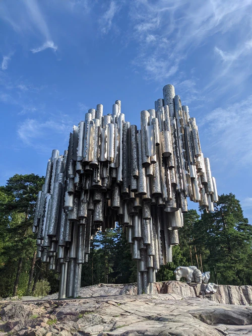 Sibeliusov spomenik in Helsinki — Spomenik