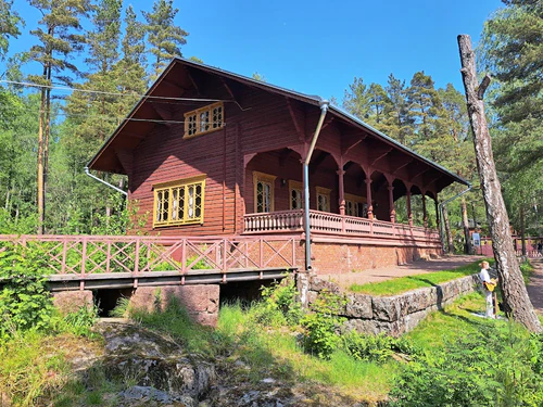 Langinkoski carska ribarska kuća in Kotka — Muzej