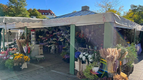 Viktualienmarkt in München — Tržnica