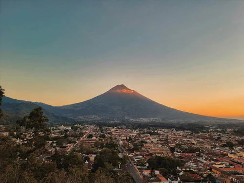 Cerro de La Cruz in Guatemala-Stad