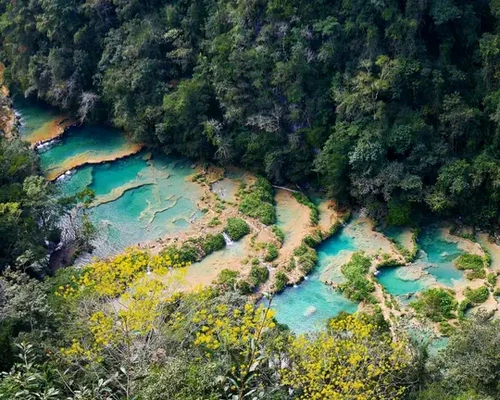 Semuc Champey in Guatemala-Stad — Natuurwonder