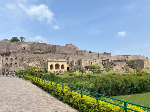 Golconda Fort in Hyderabad — Historické místo