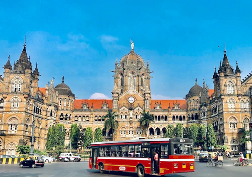 Chhatrapati Shivaji Maharaj Terminus in Mumbai — Bezienswaardigheid