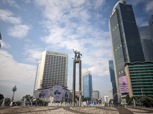 Bundaran HI in Jakarta — Historic site
