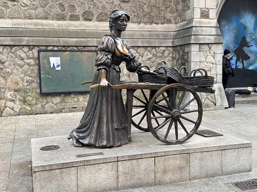 Molly Malone Statue in Dublin — Muzej