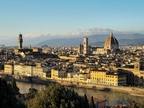 Piazzale Michelangelo in Florence — Markt