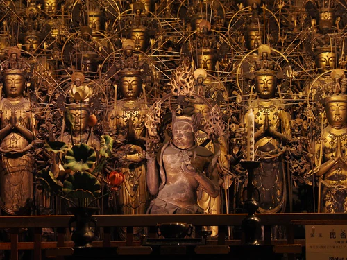 Sanjūsangendō Tempel in Kyoto — Religieuze plek