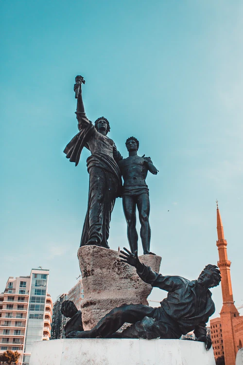 Praça dos Mártires in Beirute — Mercado