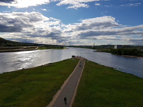 Park confluence između Nemuna i Neris in Kaunas — Park