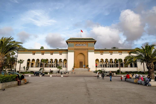 Mohammed V স্কয়ার in Casablanca — ল্যান্ডমার্ক