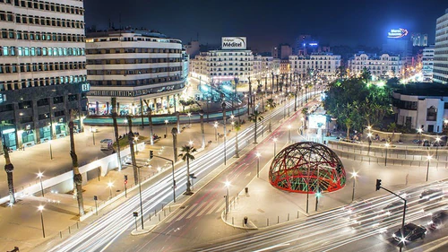 AUN Square (United Nations Square) in Casablanca
