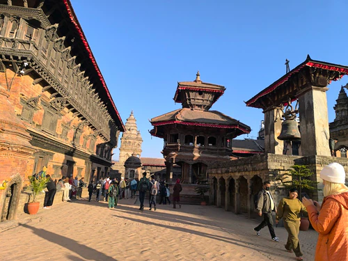 Bhaktapur Durbar Meydanı in Kathmandu — Pazar