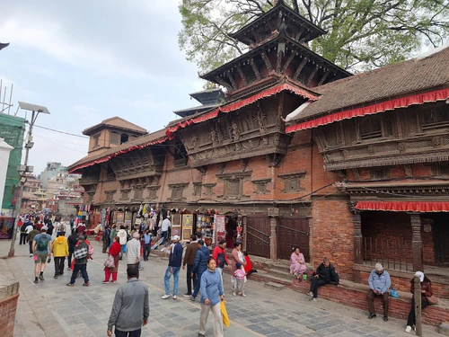 Kathmandu Durbar Meydanı in Kathmandu — Pazar