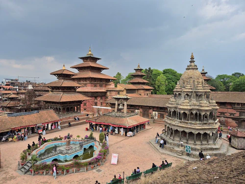 Patan Darbar Meydanı in Kathmandu — Pazar