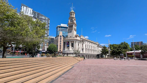 Aotea Square in Auckland — Markt