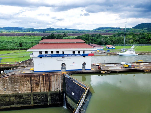 Miraflores Locks in Panama-Stad — Historische plek