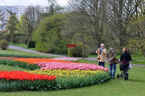 Botanical garden in Łódź in Лодзь — Сад
