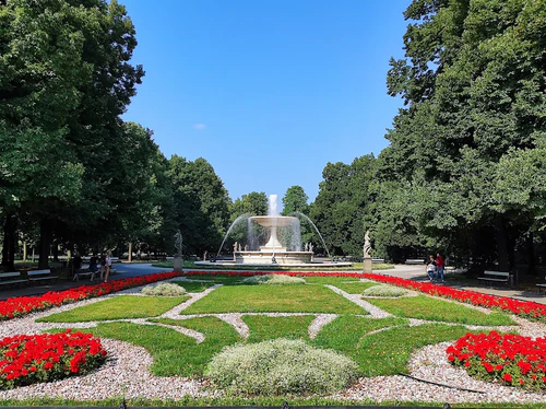Saksonski vrt in Varšava — Park