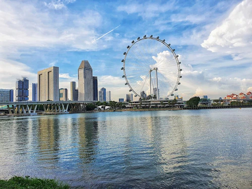 Singapore Flyer in Singapura — Mirante