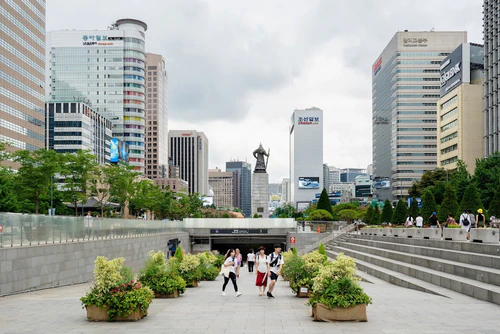 Gwanghwamun-plein in Seoul — Historische plek