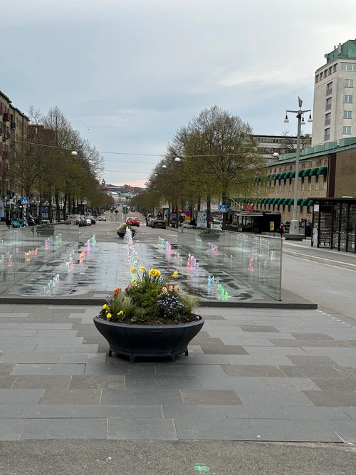 Avenija Parade Street in Gothenburg