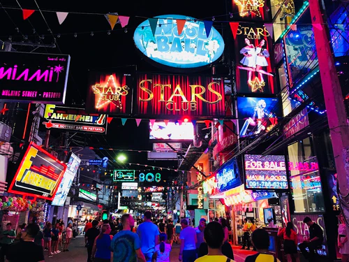 Pattaya Walking Street in Pattaya — বাজার