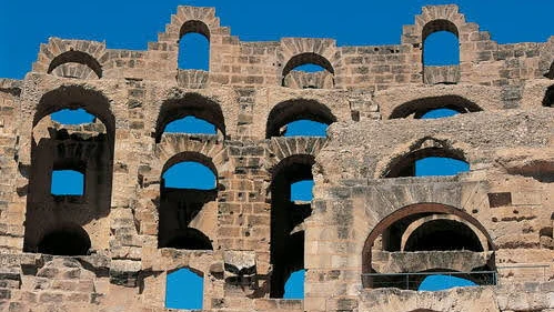 Amphitheatre of El Jem in Tunis — Historické místo