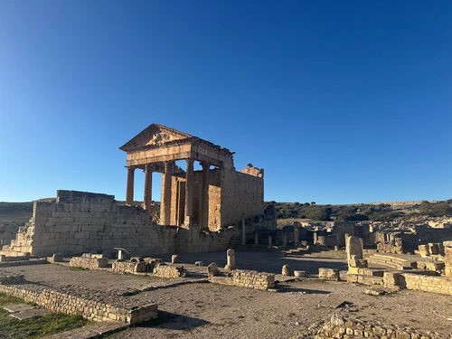 Dougga Archaeological Site in Tunis — Historické místo