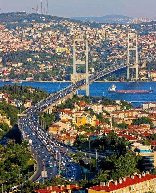 Bosphorus Bridge in Istanbul — ল্যান্ডমার্ক