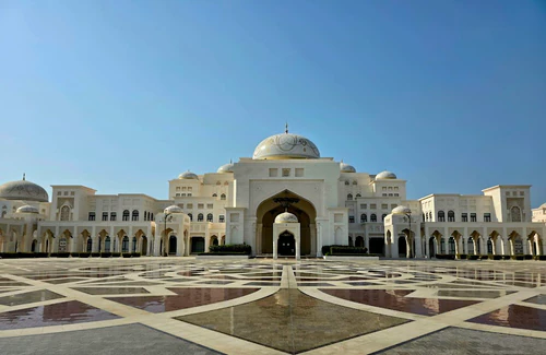 Verenigde Arabische Emiraten Koninklijk Paleis in Abu Dhabi