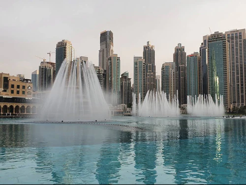 The Dubai Fountain in Dubai — Bezienswaardigheid