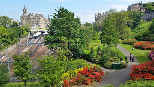 Princes Street Gardens in Edinburgh — Tuin