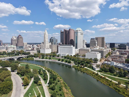 Scioto Mile Promenade in კოლუმბუსი — პარკი