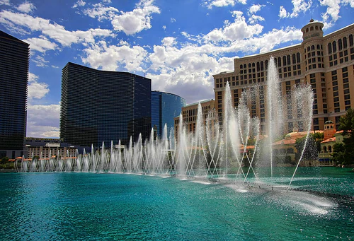 Fountains of Bellagio in Las Vegas — Bezienswaardigheid